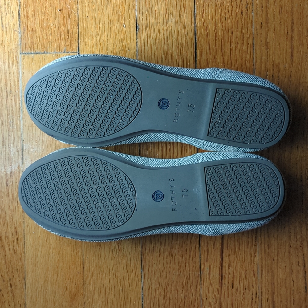 Rothy's The Flat in Birdseye Flax (retired) - Picture 3 of 5